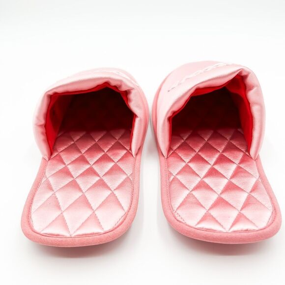 Louis Vuitton Suite Powder Pink Slippers Slides Satin Flat Mule 40-41 US 10-11 - Picture 4 of 11